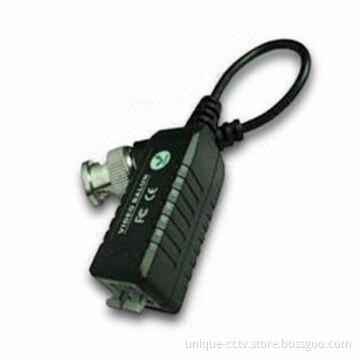 Video Balun, Measures 50 x 16.5 x 22mm, with 400 to 600m Transmission Distance